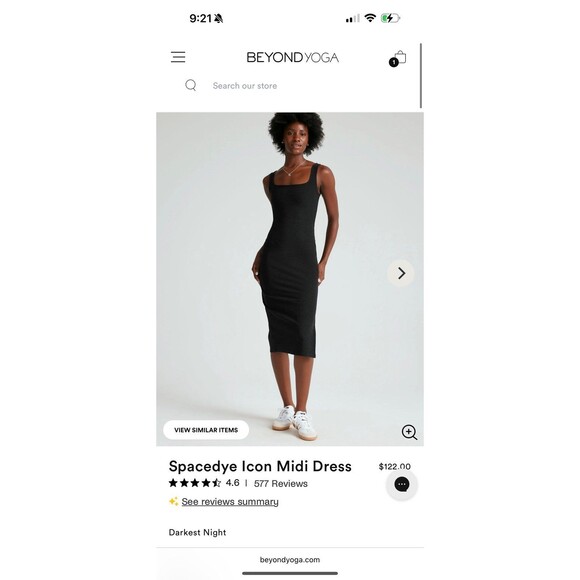 Beyond Yoga Dresses & Skirts - Beyond yoga darkest night dress